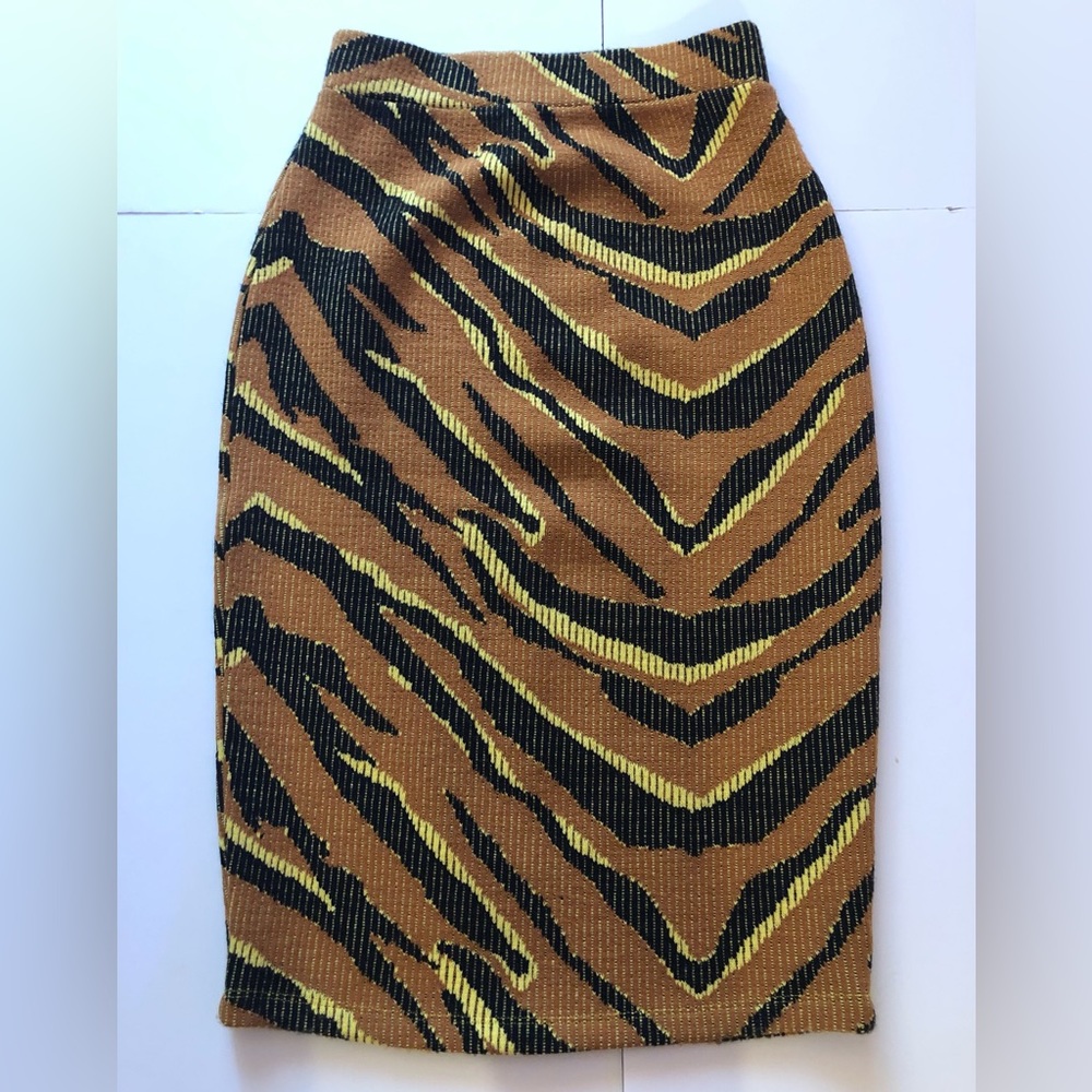 Free People Easy Tiger Midi Pencil Skirt in Sz XS EUC - Picture 2 of 3